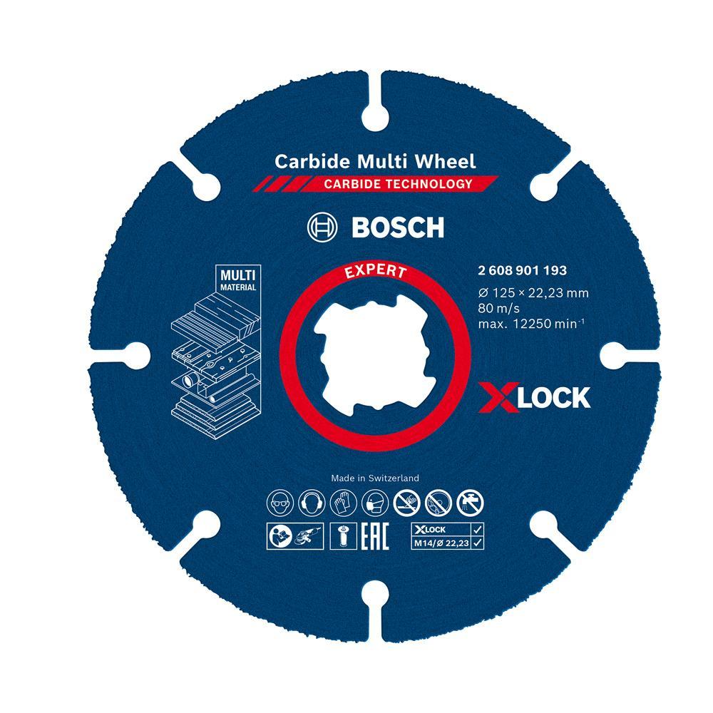 보쉬 X-Lock 5인치 키바이드 멀티휠, 마른날
